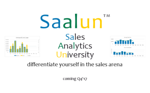 Saalun - Sales Analytics University for Reps and Analysts